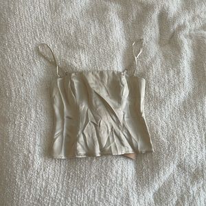 Reformation - Overland Silk Top - Sz 0 - NWT